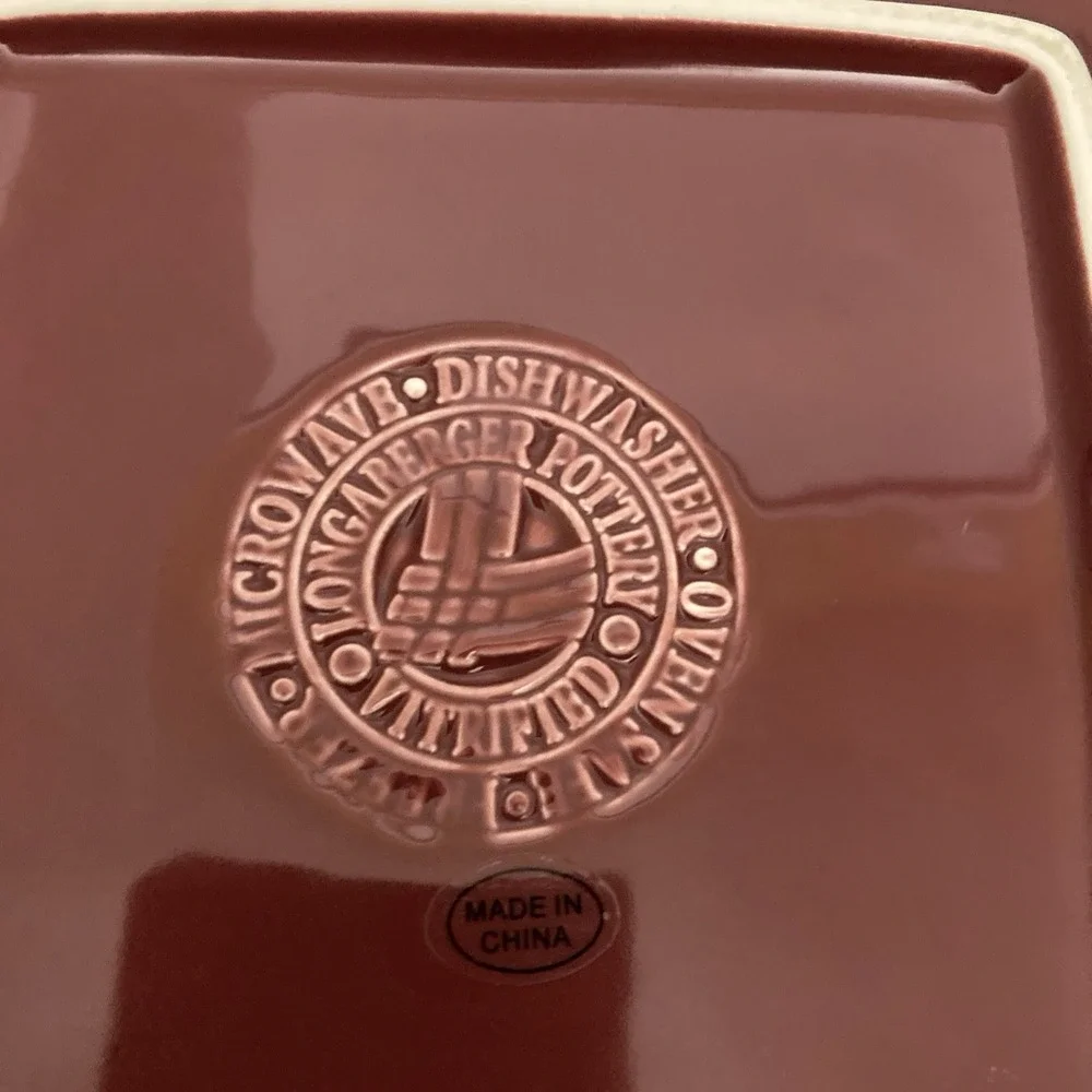 Longaberger pottery woven